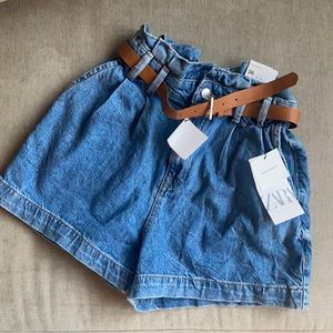 Zara denim shorts